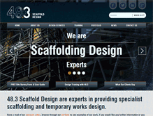 Tablet Screenshot of 483scaffolddesign.com